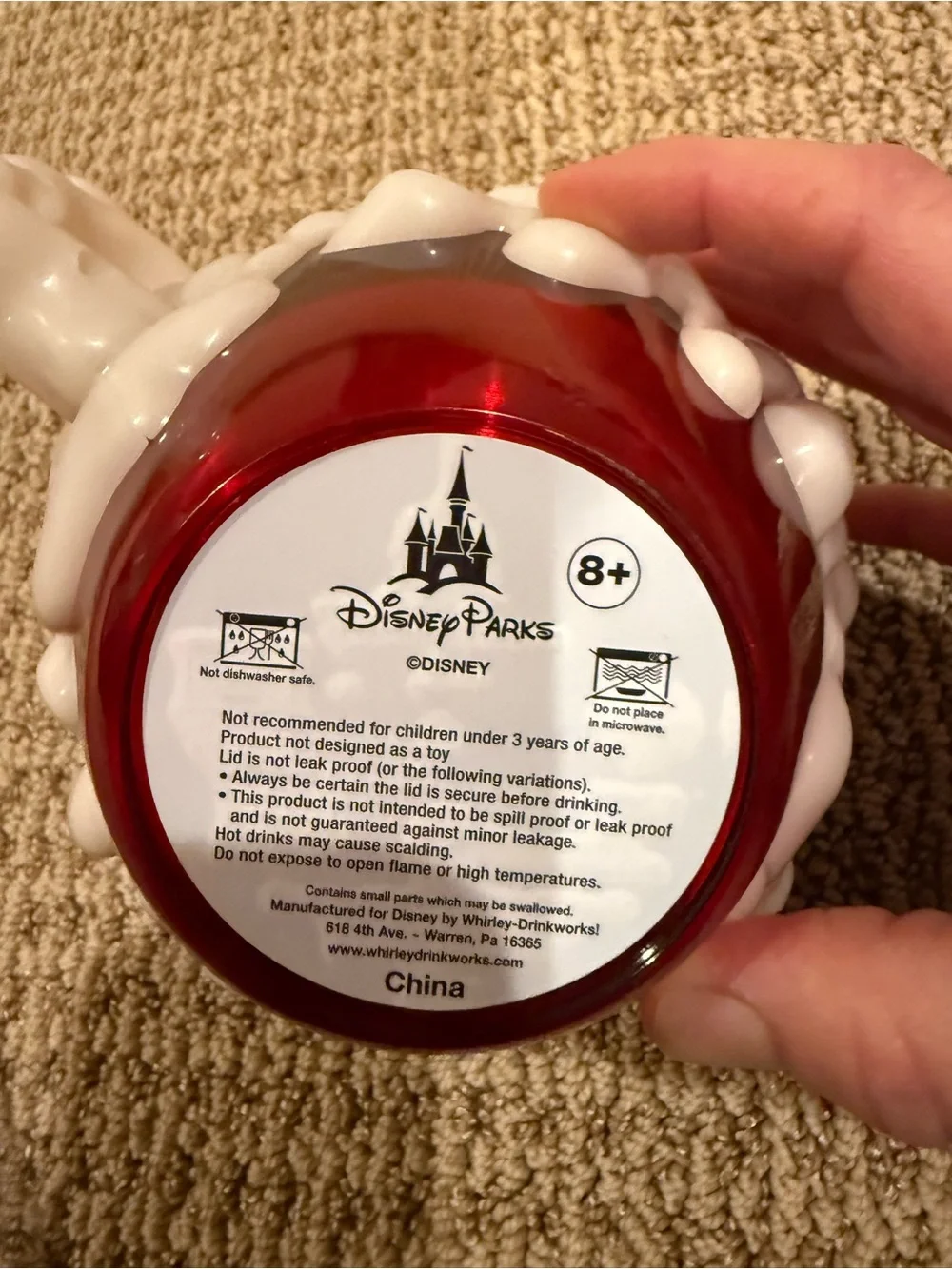 Disney Red and White Poison Apple Mug